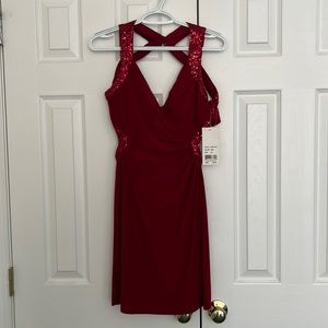 Brand new ruby red dress